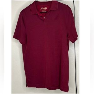 Tasso Elba Supima Red Polo Shirt
